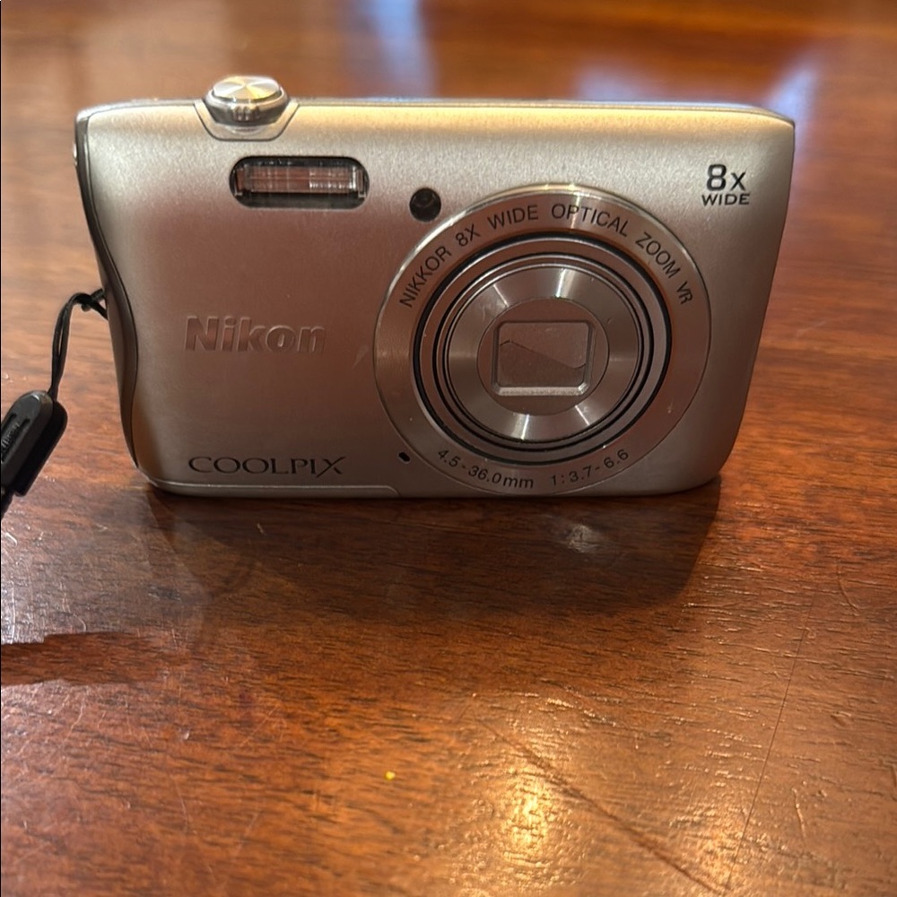 Nikon Silver Digital Camera with 8x Optical Zoom